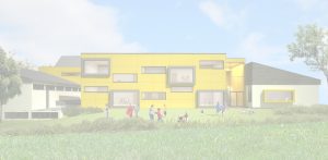 Außenansicht / Konzept des Kindergarten Desselben / kigago (Paschinger Architekten)