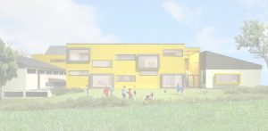 Außenansicht / Konzept des Kindergarten Desselben / kigago (Paschinger Architekten)